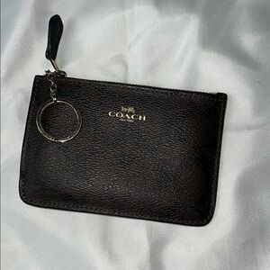 Coach key ring card case